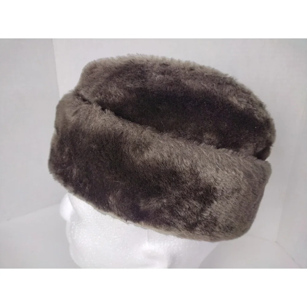 VTG United Hatters Cap Millinery Wkrs Int. Union Registered Men SM Faux Fur Hat